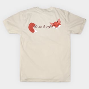 What Does The Fox Say - Italiano T-Shirt